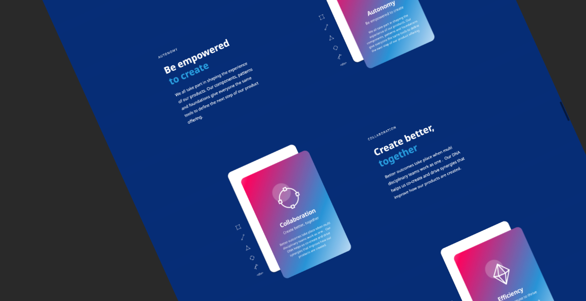 Design system principles: autonomy and collaboration
